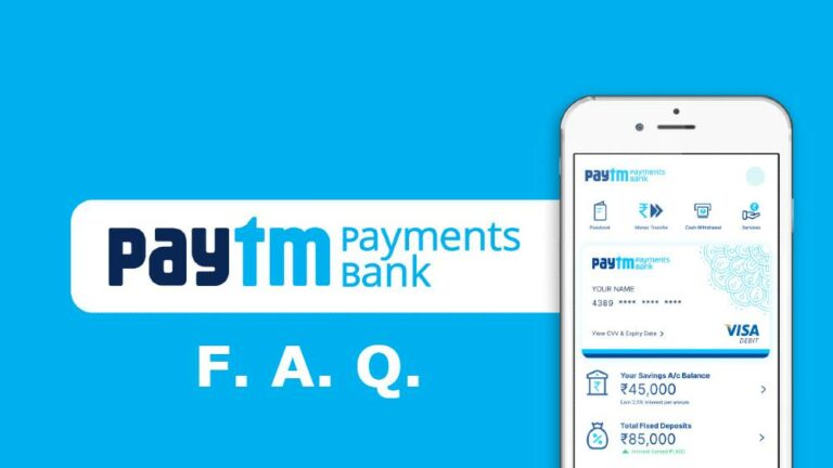 Paytm Payments Bank FAQs
